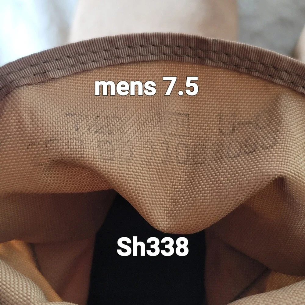 Y2K Tactical Vibram Desert Military Boots Mens Tan Suede Nylon Combat Cordura